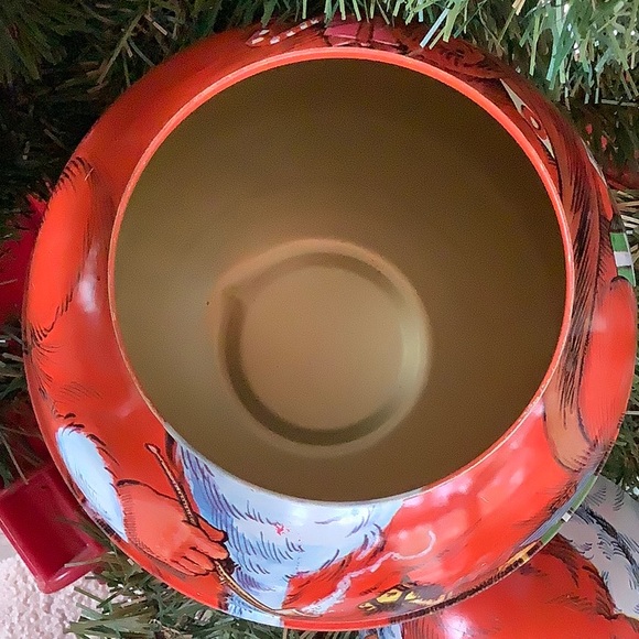 🎅🏻 Vintage 1980 Cheinco Roly Poly Santa Tin - Picture 8 of 9